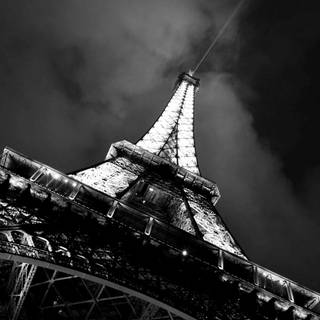 Paris black and white wallpaper