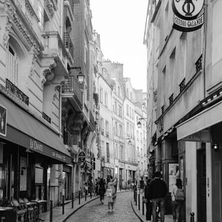 Paris black and white wallpaper