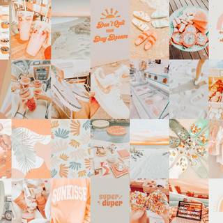 2023 beach collage wallpaper