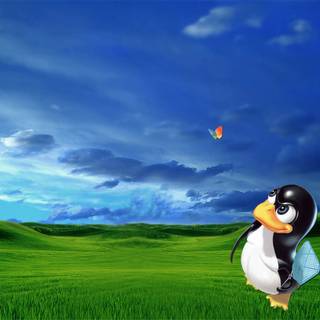 2023 Linux Tux HD wallpaper