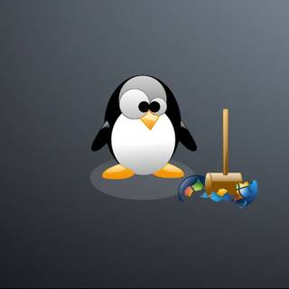 2023 Linux Tux HD wallpaper