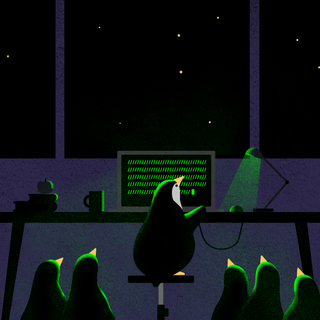 2023 Linux Tux HD wallpaper
