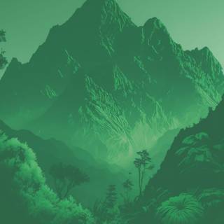 2023 green aesthetic wallpaper