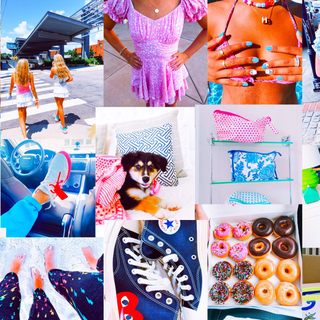 Preppy summer laptop wallpaper