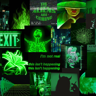 2023 green aesthetic wallpaper