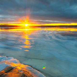 Cool summer sun wallpaper