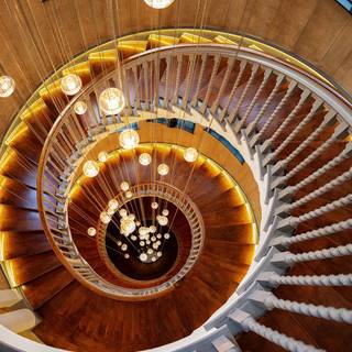 Cecil Brewer Staircase wallpaper