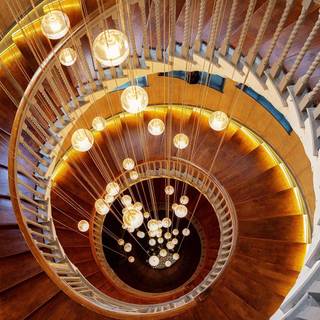 Cecil Brewer Staircase wallpaper