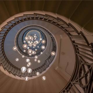 Cecil Brewer Staircase wallpaper
