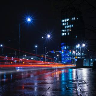 Night street wallpaper