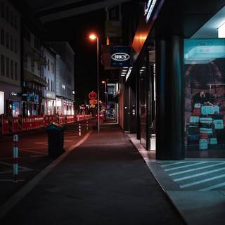 Night street wallpaper