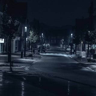 Night street wallpaper
