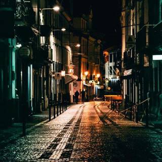 Night street wallpaper