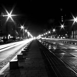 Night street wallpaper