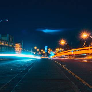 Night street wallpaper