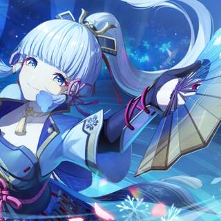 Genshin Impact Kamisato Ayaka HD wallpaper