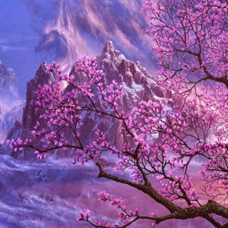 Cherry Blossom fantasy wallpaper