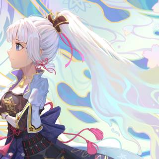 Genshin Impact Kamisato Ayaka HD wallpaper