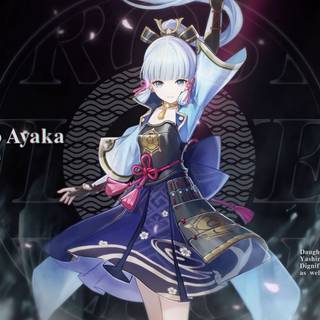 Genshin Impact Kamisato Ayaka HD wallpaper