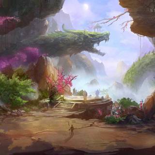 Cherry Blossom fantasy wallpaper