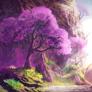 Cherry Blossom fantasy wallpaper