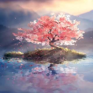 Cherry Blossom fantasy wallpaper