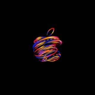 Apple logo oled wallpaper