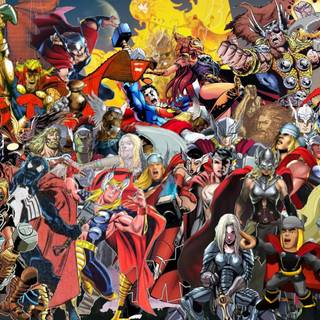 Avengers dual screen wallpaper