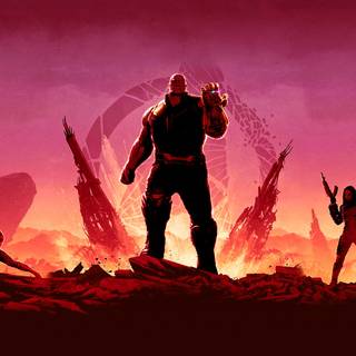 Avengers dual screen wallpaper