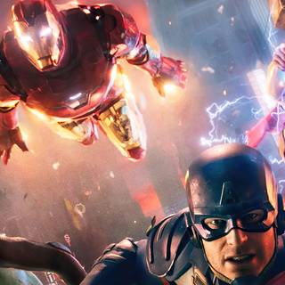 Avengers dual screen wallpaper