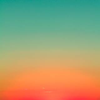 Orange sunset evening wallpaper