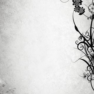 Black spring abstract wallpaper