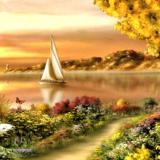 Cool summer scenes wallpaper