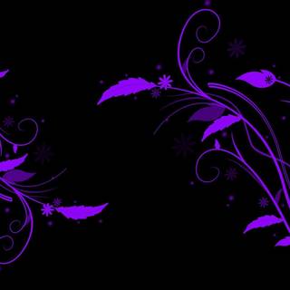 Black spring abstract wallpaper