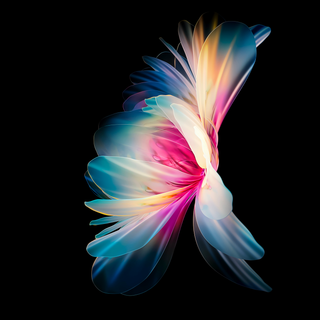 Black spring abstract wallpaper