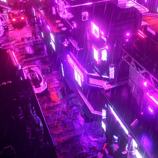 Cyberpunk pink wallpaper