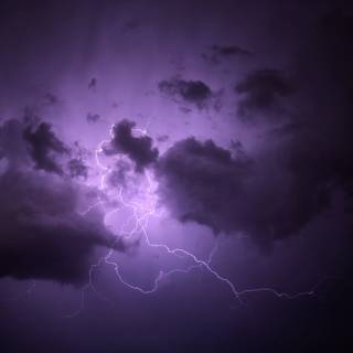 Lightning sky wallpaper