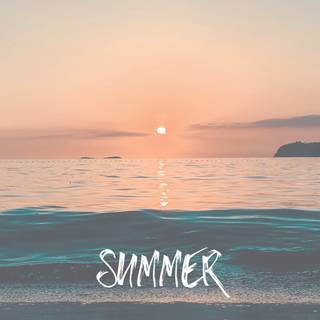 Summer beach aesthetic wallpaper