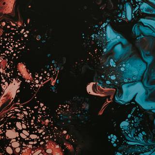 Black illustration wallpaper