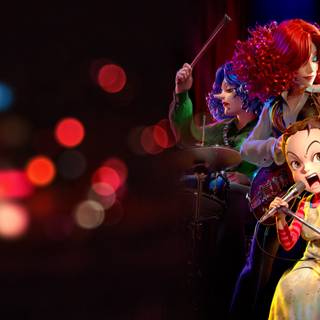 Earwig and the Witch wallpaper