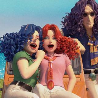 Earwig and the Witch wallpaper