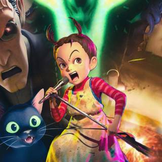 Earwig and the Witch wallpaper