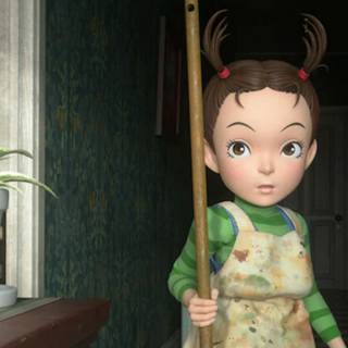 Earwig and the Witch wallpaper