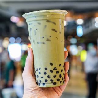 Spring boba wallpaper