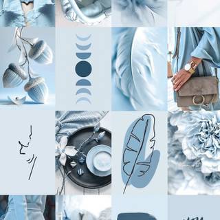 2023 blue aesthetic wallpaper