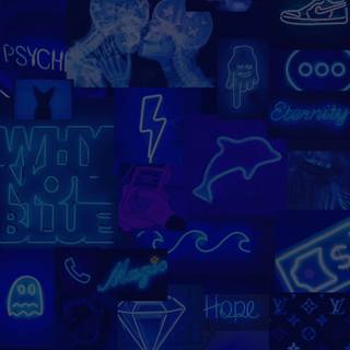 2023 blue aesthetic wallpaper