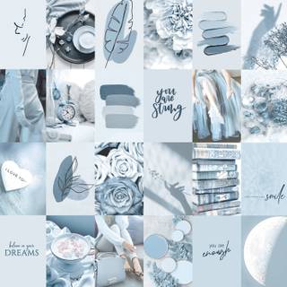 2023 blue aesthetic wallpaper