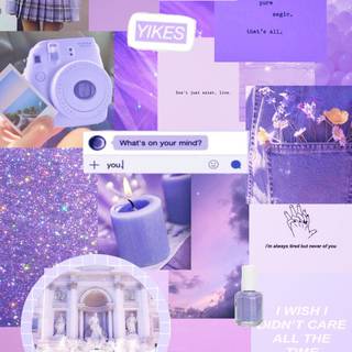 2023 purple aesthetic wallpaper
