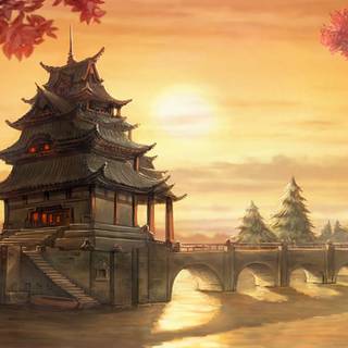 Tales of the Orient: The Rising Sun wallpaper