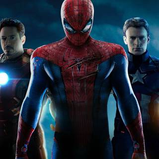 Action superheroes wallpaper